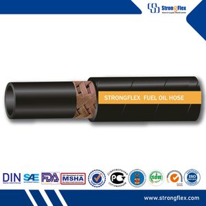Strongflex Fuel Oil Hose Smooth Cloth Impression with Wrapped Surface 300psi