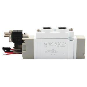 SMC Type Sy7120-5lz-02 High Frequency 5 Port One Coil Pneumatic Solenoid Valve 5 Way Air SMT Equipment Solenoid Valve