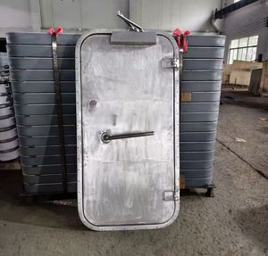 A60 B30 B15 Fire Resistant Aluminum Marine Doors for Container Ship Boat and Offshore Platform Use