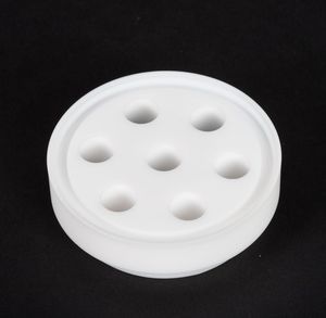 High-Precision CNC Machining for White PTFE Cell Lid with Custom Specifications CNC Machining Injection Processing Quality Customized Plastic Products