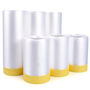 Automotive Hold Car Paint Washi Tape Pre-Taped Masking Film Suitable for Vehicles