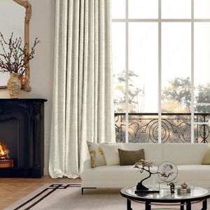 Wholesale Polyester Roll Supplier Faux Linen Texture Fabric Curtain Cloth for Living Room