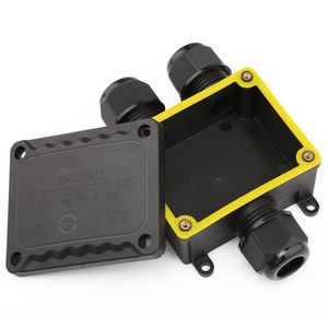 Waterproof IP68 Y Type 3 Way Junction Box Ground Wire Electrical Cable Connector for Underground Outdoor LED Garden Light