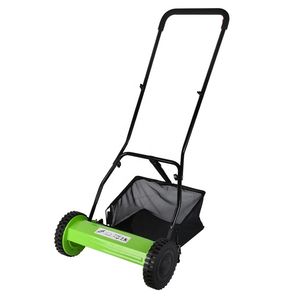 Customized 16" Hand Push Grass Lawn Mover Walk Behind Grass Cutter Portable Weeder for Garden