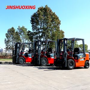 3ton3000kgs Diesel Forklift 6m Lifting Height with with Side Shift Cabintriplex Mast
