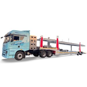 2-Axle 20 Ton Car Carrier Double-Layer Galvanized Car Transporter Semi Trailer