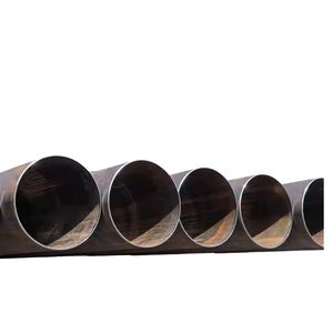 ASTM A106/A53 5L Seamless Steel Tube Carbon Round ERW Steel Pipe