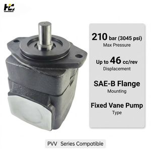 Rexroth Pvv2 Vane Pump Single Fixed Displacement Ng2 High Precision Hydraulic Pump