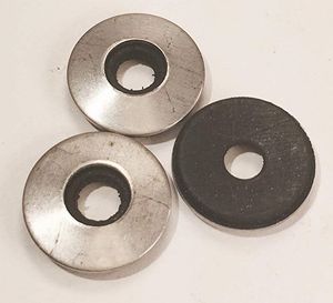1/4' X 5/8' Od Stainless Steel 304 EPDM Washer Neoprene Bonded Sealing Washer