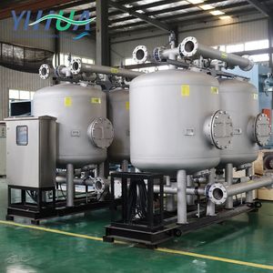 Single Chamber Automatic Backwashing Water Treatment Carbon Steel Shallow Sand Filter