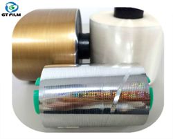 OEM Design Colored BOPP Self Adhesive Easy Strip Tear Tape Anti-Counterfeiting Hologram Thread Security Roll for Tobacco Packing