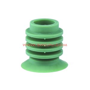 FDA Approved Corrugated / Bellow Silicone Suction Cup for Glass