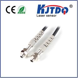 Kjtdq-M4 Laser Through Beam Photoelectric Sensor 10-36VDC Sn 20m Infrared Light Brass Nickel Plated Housing PVC Cable