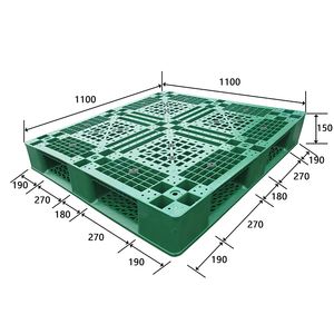 Custom Plastic Products Recyclable Eco Friendly Plastic Pallet for Green Logistics