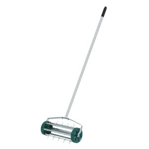 Manual Push Heavy Duty Rolling Spike Lawn Aerator for Garden Soil Loosener Garden Tools