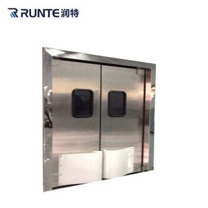 Food Industry Clean Room Double Free Door Cold Storage Doors