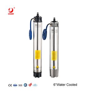 6 Inch ATA 5.5HP 7.5HP 10HP 12.5HP 15HP 17.5HP 20HP 40HP 50HP AC Electric Water Cooled Groundwater Submersible Pump Motor