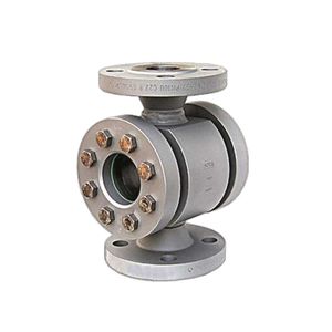 High-Performance Four-Way Borosilicate Glass Sight Glass for Chemical Monitoring