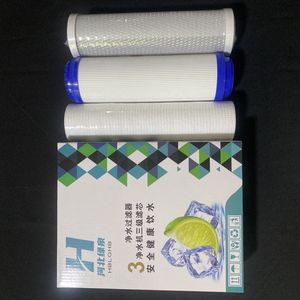 Water Purifier 3-Stage 10-Inch Front Filter PP Cotton Activated Carbon Block Combination