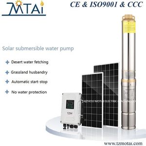 3QJD series solar deep well submersible pump 0.5hp 1hp 1.5hp