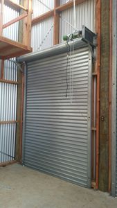 Automatic/ Manual Control Roll up Anti Wind Steel Door Roller Shutter Door
