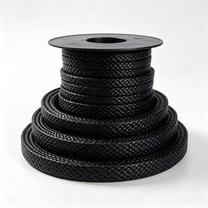 Stable Quality Electric Conduction PTFE Graphite Gland Braided Packing for Valve Pump Sealing