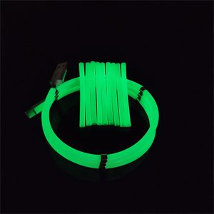Luminous Tube at Night Pet Collar Metal Tube Hose Silicone Cover and Charging Line Metal Silicone Hose