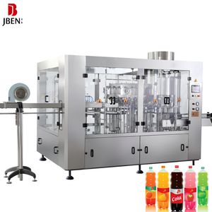 Automatic Pet Bottle Carbonated Soft Drink Bottling Packaging Production Line