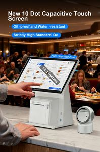 14.1" Touch Screen POS System Cash Register for Restaurant
