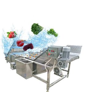 Stainless Steel Apple Pear Mango Vegetable Fruit Cleaning Washing Processing Machine Shrimp Cleaning Machine