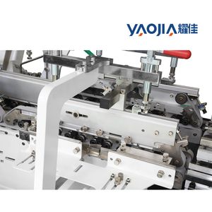 Cartons Folder Gluer Yaojia Pallets Pizza Carton Box Making Machine