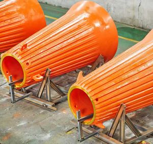 Mn18cr2 Mantle Liner for Gyratory Crusher OEM Wear Resistance Parts