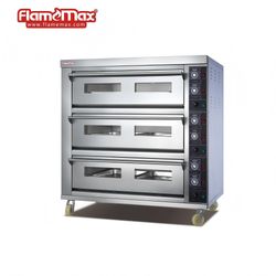 Restaurant Equipment 3 Deck 9 Trays Electric Bakery Machine Bread Baking Oven (Heo-30-3)