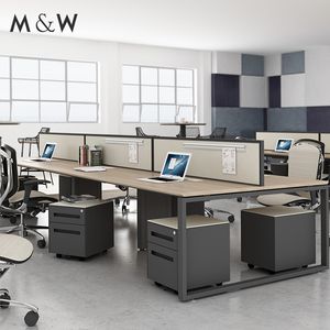 M&W Modern Professional Furniture Table Design Computer Seat Office Workstation