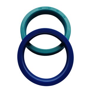 Un 50*60*10 Hydraulic Seal Un Hydraulic Oil Seal PU Polyurethane Material Blue and Green