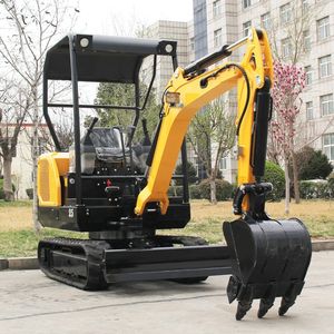 China 1.8 Ton 2.5 Ton Small Excavator Mini Digger Small Excavator Mini Excavators Bucket Bagger Crawler Mini Digger