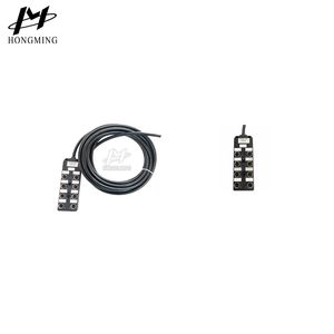 Distribution Box with M12 Socket Panel for Outdoor Lighting Waterproof Connector