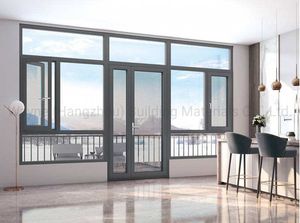 108 Series Thermal Break Sun Shading Aluminum Sliding Window for Balcony and Bathroom Application