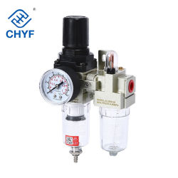 AC Bc Series Air Filter Regulator Lubricator Frl Air Source Treatment Unit AC2000-02 1/4 Inch