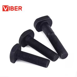 Premium Carbon Steel T Type Bolts with Strong Stainless Steel Fasteners