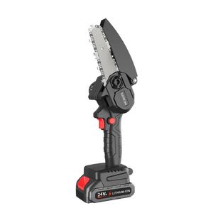 Hot Sale Power Tools 4inch 21V Portable Handheld Lithium Battery Chain Saws Electric Mini Chainsaw