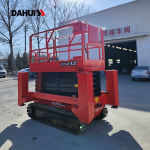 Tracked Scissor Lift Platform with Heavy Duty Crawler Chassis for Stable High Altitude Outdoor Construction Operations