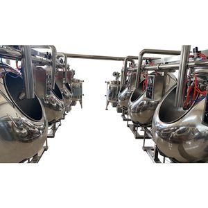 Peanut Coating Pan Sugar Gummy Bear Film Machine Chocolate Coating Machine