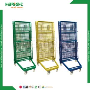 Warehouse Foldable Roll Container Laundry Cage