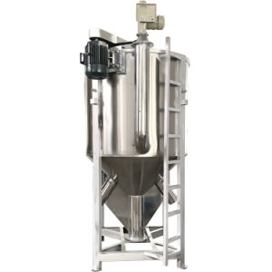 Customized Food Medicine Stainless Steel Plastic Vertical Colour Mixer 1000kg