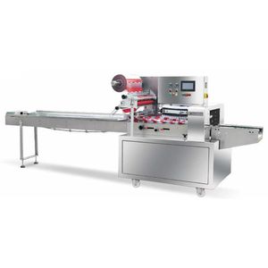 Fully Automatic up-Paper Horizontal Packing Machine for Packaging Regular Objects Biscuits Pies Chocolates Bread Moon-Cakes