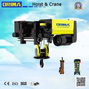 15t 6m Single Girder Electric Wire Rope Hoist with Germany Abm Motor