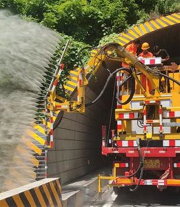70MPa 250kw High Pressure Cleaning Machine for Tunnel Surface Cleaning