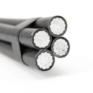 Overhead Insulated Aluminium Conductor 4X35 4X50mm2 Low Voltage Aerial Bundled ABC Cable