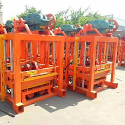 Small Electric Concrete 6inch 5inch Hollow Solid Block Brick Machine Qtj4-40 Tanzania
